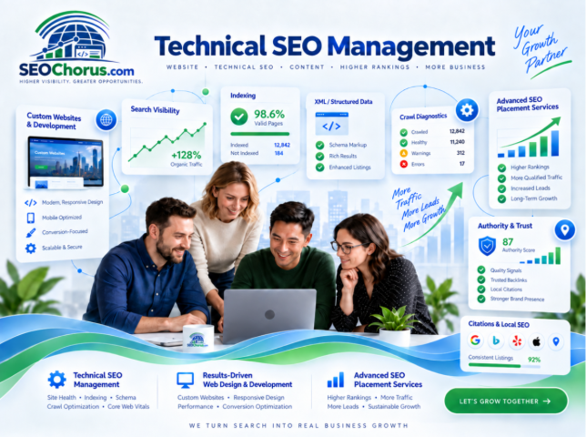 SEOChorus - Global Web Development & SEO Provider logo